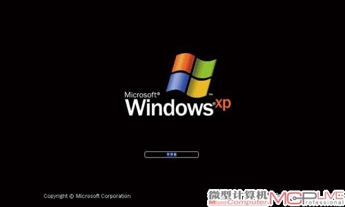 让人熟悉的Windows XP标识。