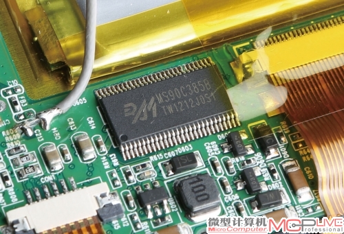 型号为MS90C385B的LVDS信号发送芯片。