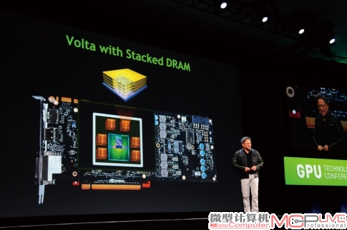 Volta架构离我们还是太远了，目前比较确定的一点就是Stacked DRAM显存将在这款产品上使用。