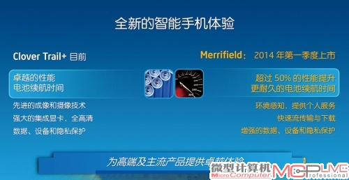 明年第一季度的Merrifield平台也许是英特尔手机崛起的大契机